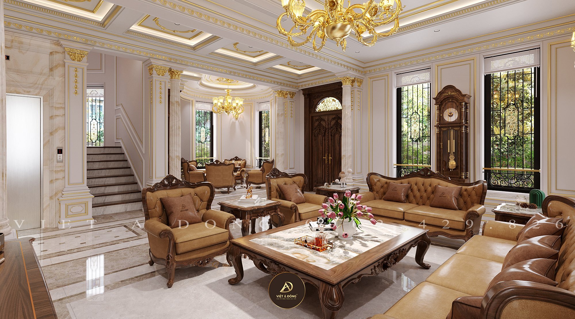 Ưu điểm sofa gỗ óc chó Việt Á Đông